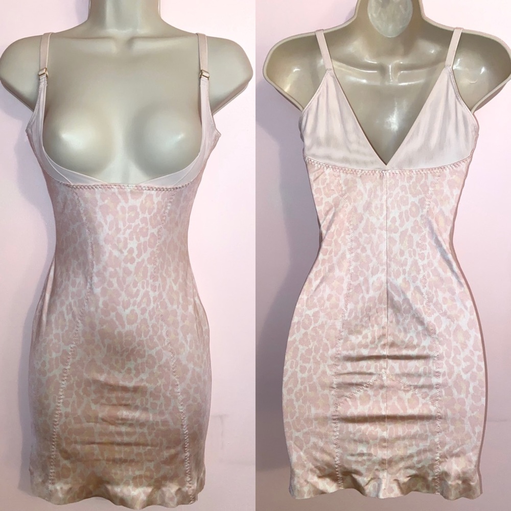 Victoria’s Secret Pink Leopard So Curvaceous Push-Up Shaping Slip with Panty